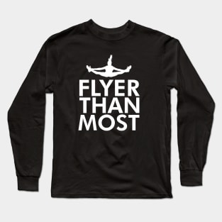 Flyer Cheerleading Cheer Gift Long Sleeve T-Shirt